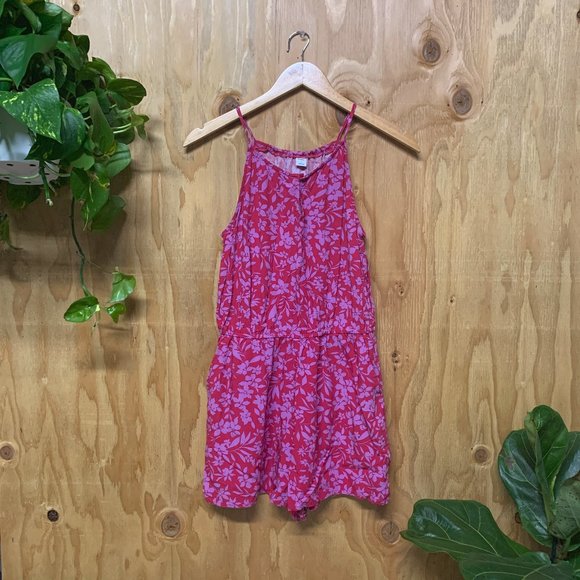Pants - 🌵Fuchsia Magenta Halter Floral Romper